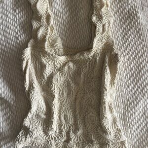 Free people love letter knit cami